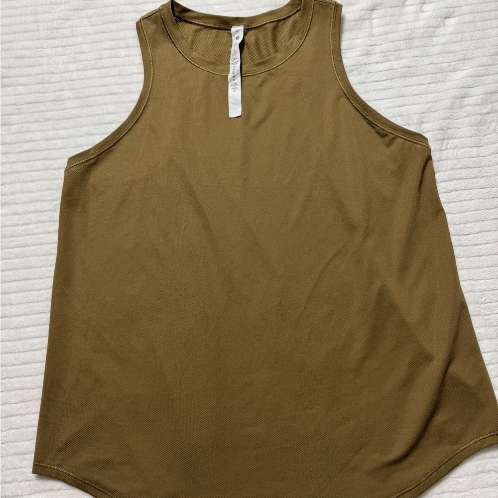 lululemon athletica Size 10 Women's Brown Tank Top - Picture 2 of 4